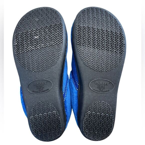 NWOT Isotoner Blue Slippers - Picture 3 of 3